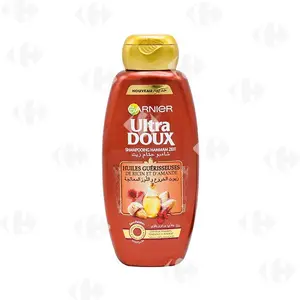 Garnier Ultra Doux Shampooing aux Huiles Guérisseuses Ricin & Amande 400ml