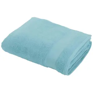 Serviette de Bain Bleu 100% Coton Tex Home 70x140cm