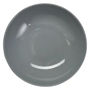 Assiette Creuse Grise Carrefour Home 22 cm