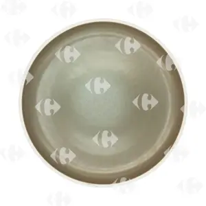 Assiette Plate Grise en Grès Carrefour Home 27cm