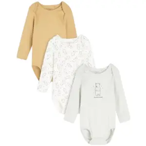 Body pour Bébé Manches Longues Aqua Tex Home 3 pièces