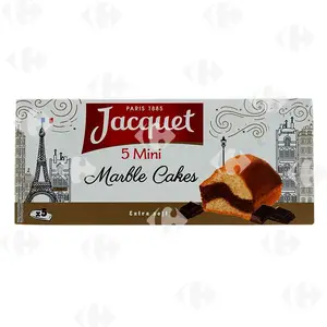 Minis cakes marbrés au chocolat x5 135g - JACQUET