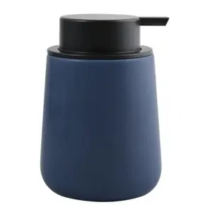 Distributeur de Savon Céramique Maonie Bleu Foncé Mat