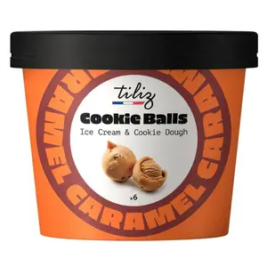 Boules Cookie Caramel Tiliz 6 unités 18g