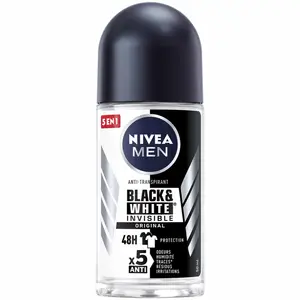 NIVEA MEN, Déodorant Black & White Original, Roll-on 50ml