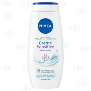 Gel et crème de douche Sensitive 250ml - NIVEA