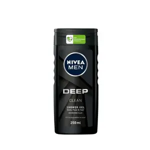 NIVEA MEN, Gel douche DEEP, 250ml