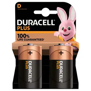 Pile Duracell Plus 2 unités.