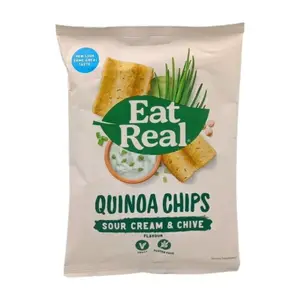 Eat Real Chips Quinoa Sour Cream & Ciboulette 30G
