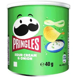Chips en tuilles crème et oignon 40g - PRINGLES