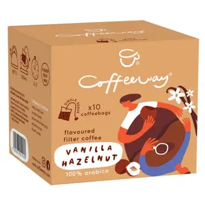 Infusion de Café Vanille et Noisettes Coffeeway 10 pièces