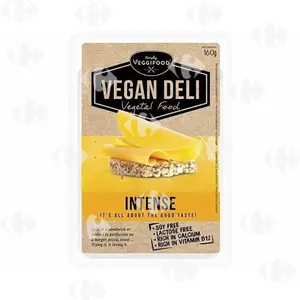 Fromage de Chèvre Vegan en Tranches Intense Vegan-Deli 160g
