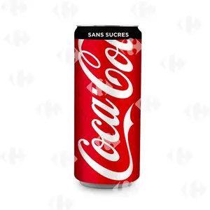 Boisson gazeuse Coca-Cola Zero canette 25cl.