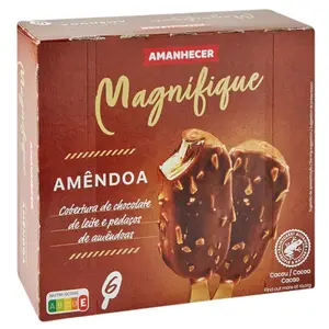 Bâtonnets Glacés aux Amandes Amanhecer 6 unités 120ml