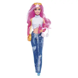 Poupée Sarita Cheveux Roses Zoko-Sarita 29 cm