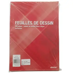 Feuilles de Dessin Ancor 96p 90g 21x29,7