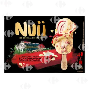 Nuii Glace Bâtonnet  Mascar. Choco. Blanc 4 X 268G