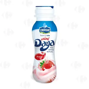 Chergui Mini Daya Yaourt à Boire Fraise Bouteille 170g