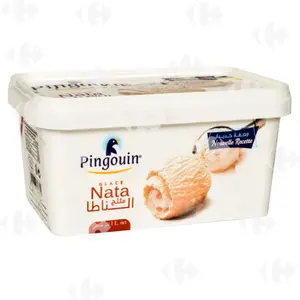 Pot de Glace Nata Nature Pingouin 1L.