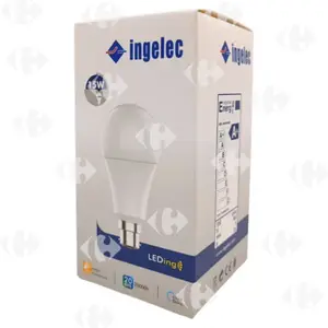 Lampe LED A60 B22 Lumière Blanche 15W