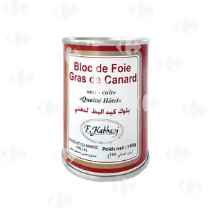 Bloc de Foie Gras de Canard 40% Morceaux - Charcuterie - Farida Kabbaj 140g