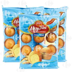 Lot de 2 Madeleines Nature Mary Trini 250g + 3ème Gratuite.