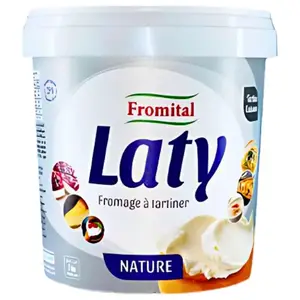 Fromage à Tartiner Laty Nature Fromital 1kg