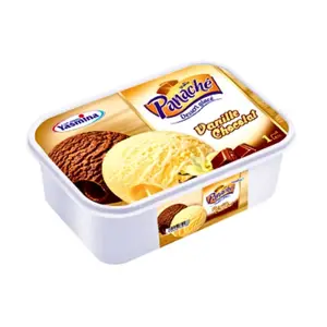 Novita bac de crème glacée vanile choco panache 1L