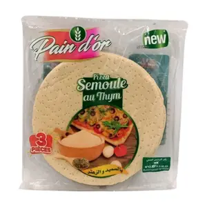Pâte À Pizza Semoule Au Thym Pain D'Or 420G 3 Unités