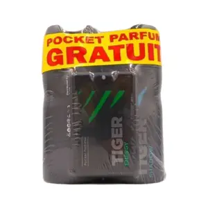 Pack de 2 Déodorants Oud et Obscure Tiger 150ml + 3ème Pocket de 17ml Gratuit