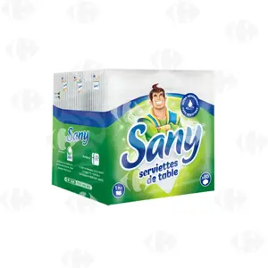 Sany Papier Serviettes de Table 80 Unités