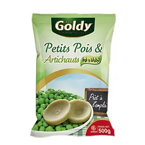 Petits Pois et Artichauts Goldy 500g