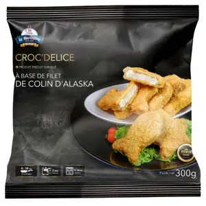 Croc Délice Poisson Pané La Marinière 300g