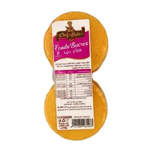 Chef Du Pain Fonds Sucrés x8