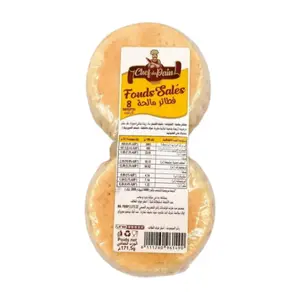 Chef Du Pain Fonds de Quiche Salées x8 unités 171,5g