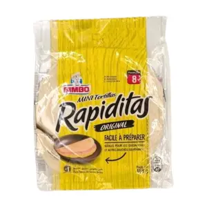 Mini Tortillas Rapiditas x8 unités 168g - BIMBO
