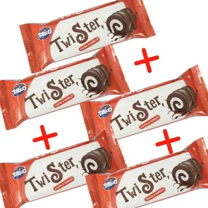 Pack de 5 Twister au Cacao & Vanille Tobigo 5x40 g