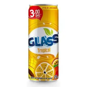 Glass tropical cannette 25cl