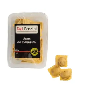 Del Passini Raviolis aux Champignons Barquette 300g