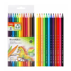 Crayons Couleur Deli EC110-12 12 Couleurs