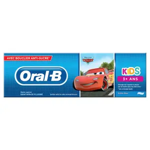 Dentifrice kids 3+ cars 75ml - ORAL-B