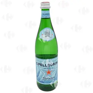 San Pellegrino Bouchon A Vis Verre Eau Minérale Gazeuse 75cl