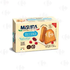 Biscottes Dolce Senza sans sucre ajouté 320g - MISURA