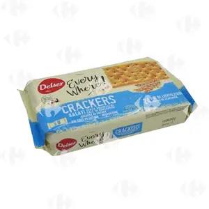 Delser Biscuits Crackers Non Salés X 8 Paquets - 200g /377917