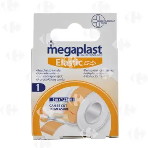 Megaplast Elastic Sparadrap en Tissu 5m