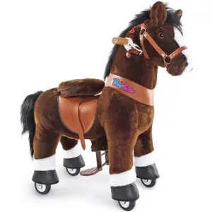 Pony Cycle Chocolat brun avec Sons et Frien 3-5ans