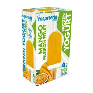 Yogurteria Bâtonnets Crème Glacée Sans Lactose Mangue & Passion 4x280ml