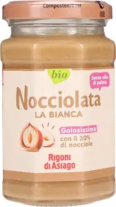 Rigoni di Asiago Étalon de chocolat blanc-noix de Nocciolata, 250g