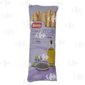 Quely Gressins À L'huile D'olive Et Graines De Chia - 50g /648971