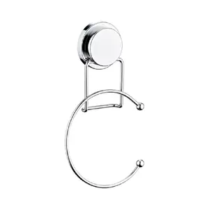 Magic Fix Porte-Serviettes Rond Chrome
